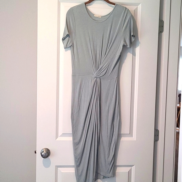 Dresses & Skirts - Dusty blue t-shirt dress